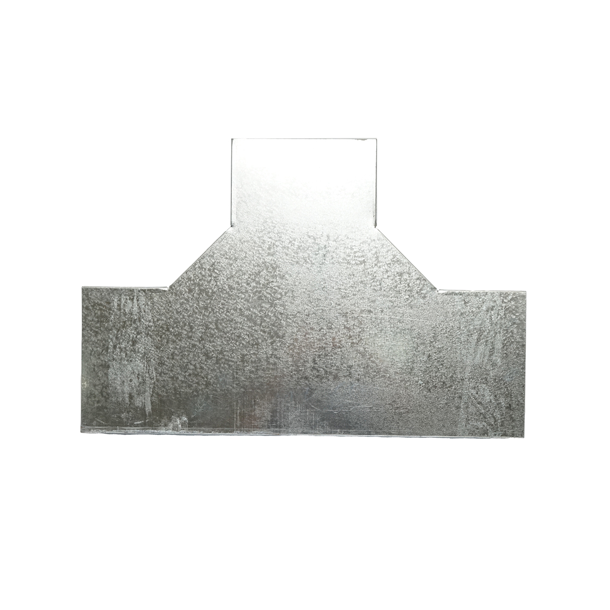 Ramificatie T orizontala din otel galvanizat pentru jgheab 100x200mm – imagine 4