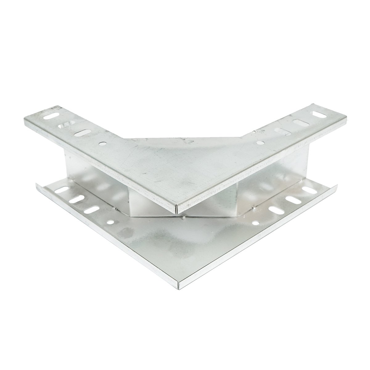 Cot vertical 90 grade de urcare din otel galvanizat pentru jgheab 100x50mm – imagine 4
