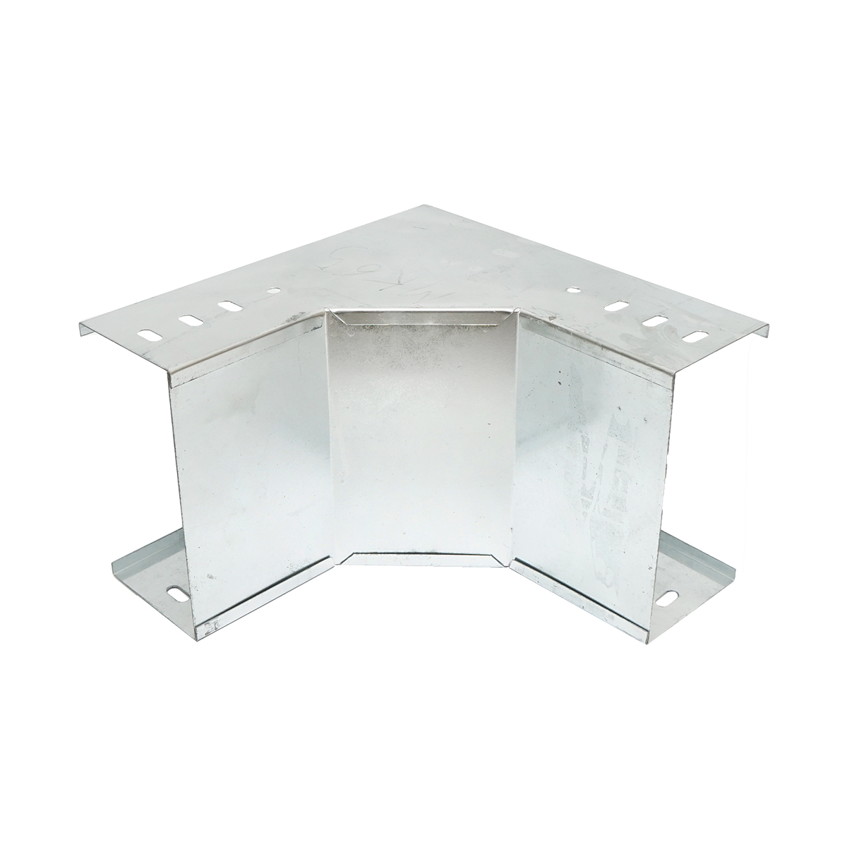 Cot vertical 90 grade de urcare din otel galvanizat pentru jgheab 100x200mm – imagine 3
