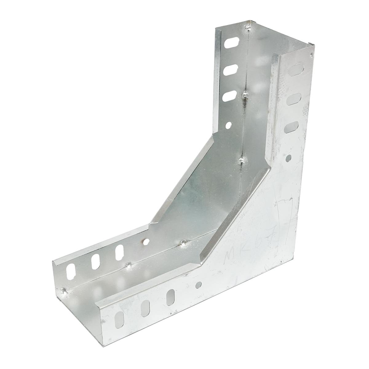Cot vertical 90 grade de coborare din otel galvanizat pentru jgheab 100x50mm