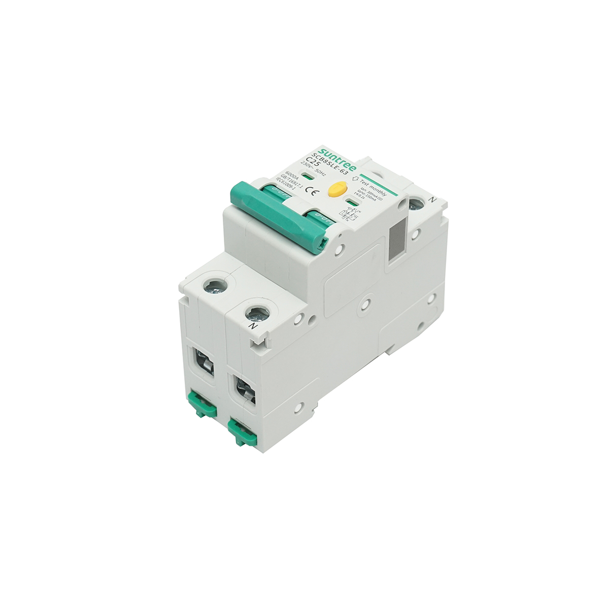 Siguranta automata tip intrerupator 1+N, 25A 400VAC Suntree	 – imagine 2