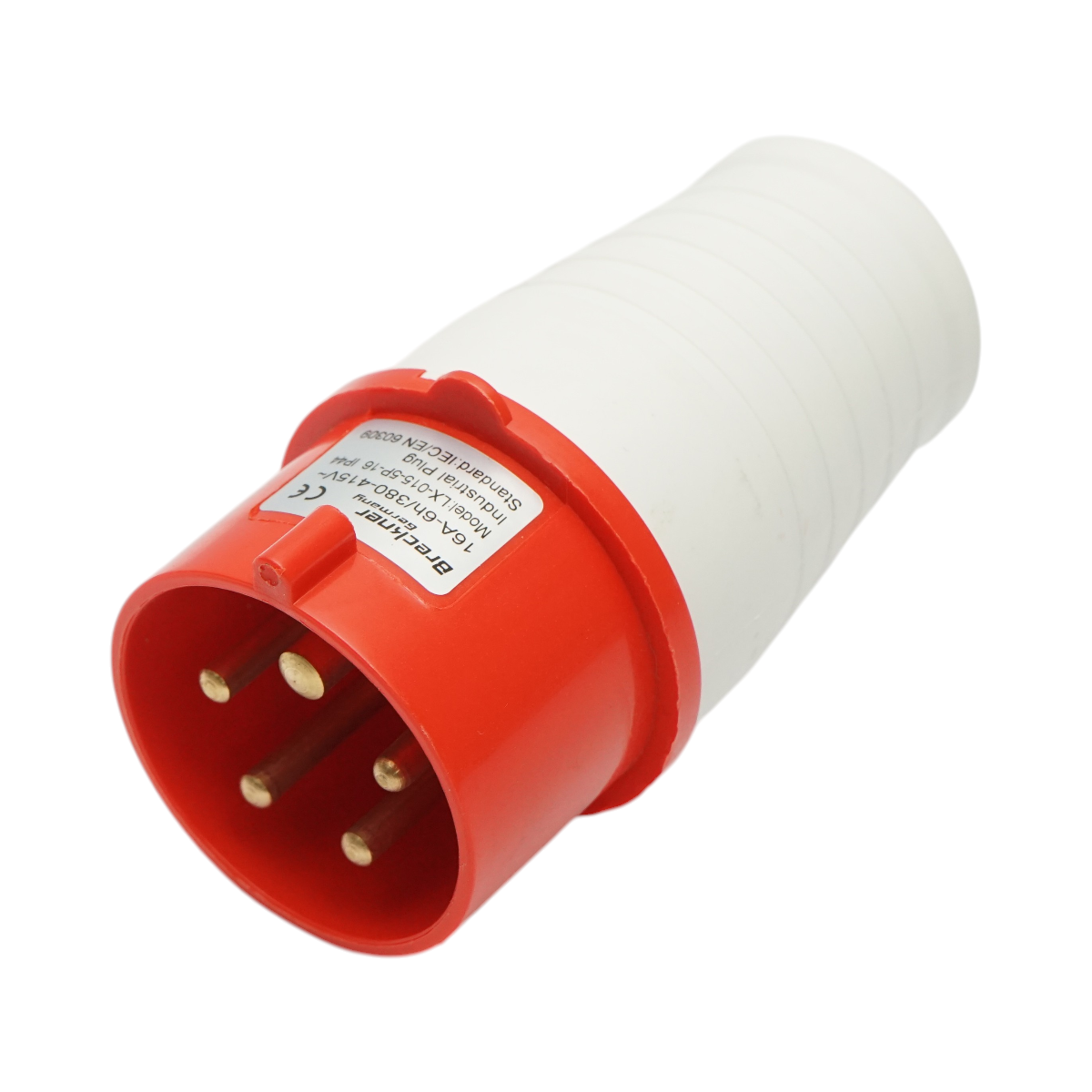 Stecher, fisa pentru priza industriala trifazata 16A, 415V, IP44, 6H Breckner Germany