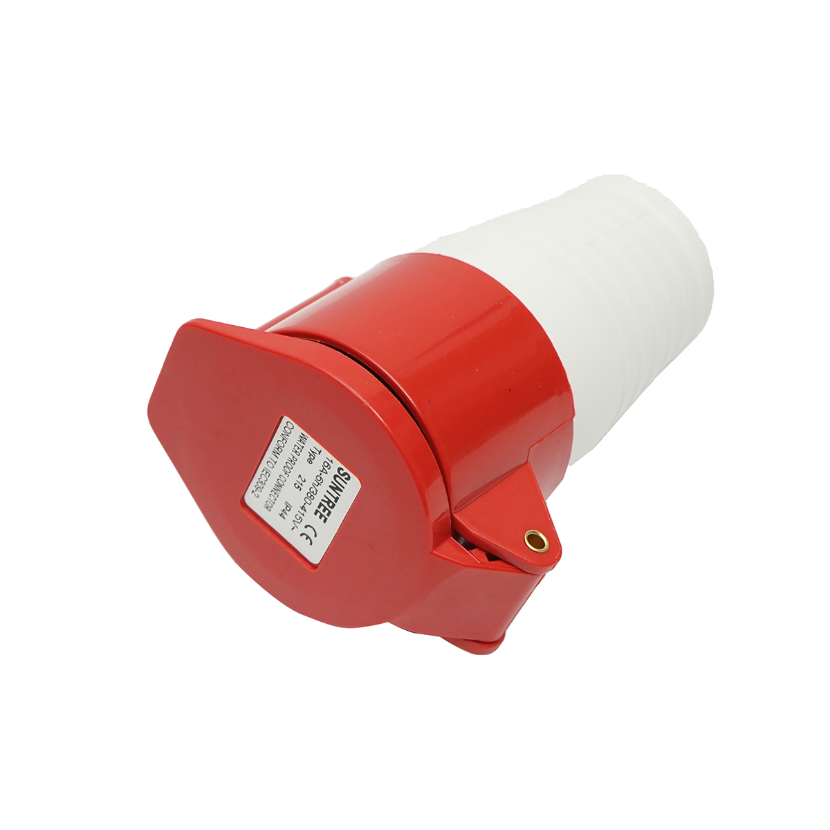 Priza industriala trifazica mobila 16A, 415V, IP44, 6H Suntree
