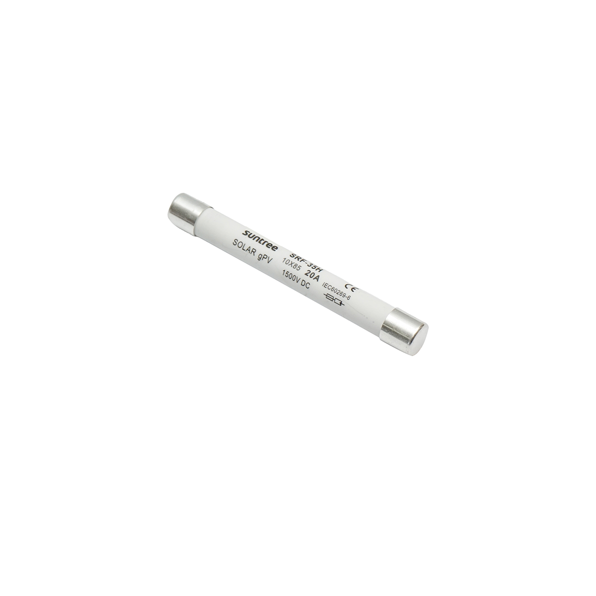 Siguranta fuzibila cilindrica SRF-35H pentru sisteme solare gPV, 20A, 1500V Suntree – imagine 3