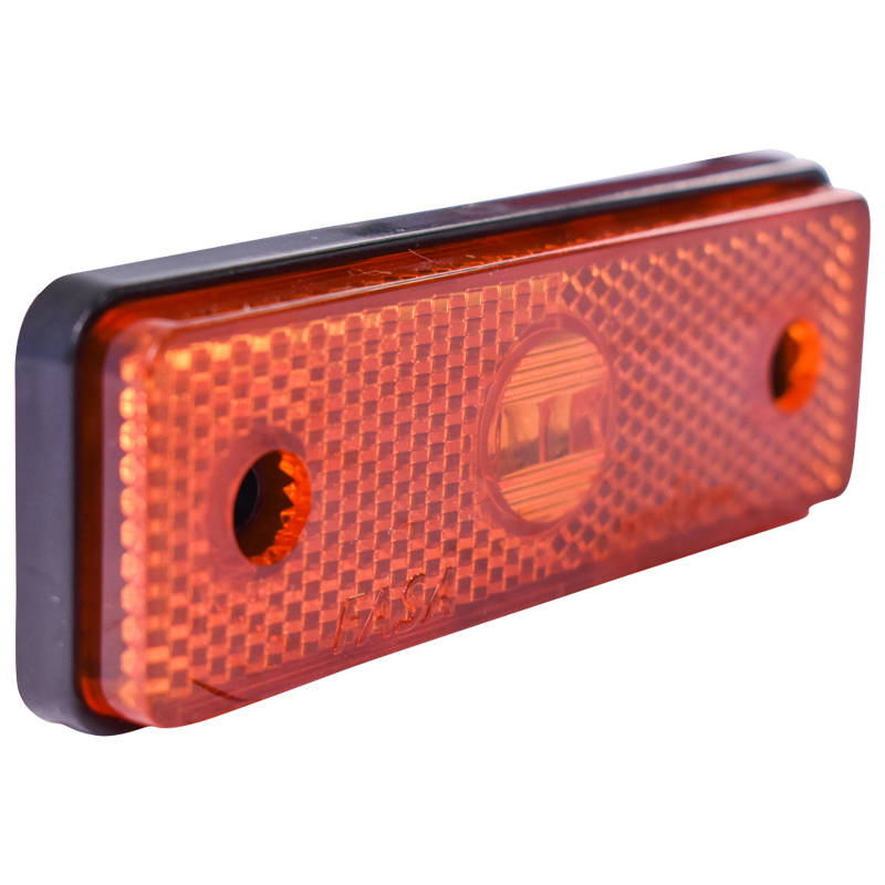 Lampa laterala portocalie de gabarit 24V cu Led – imagine 2