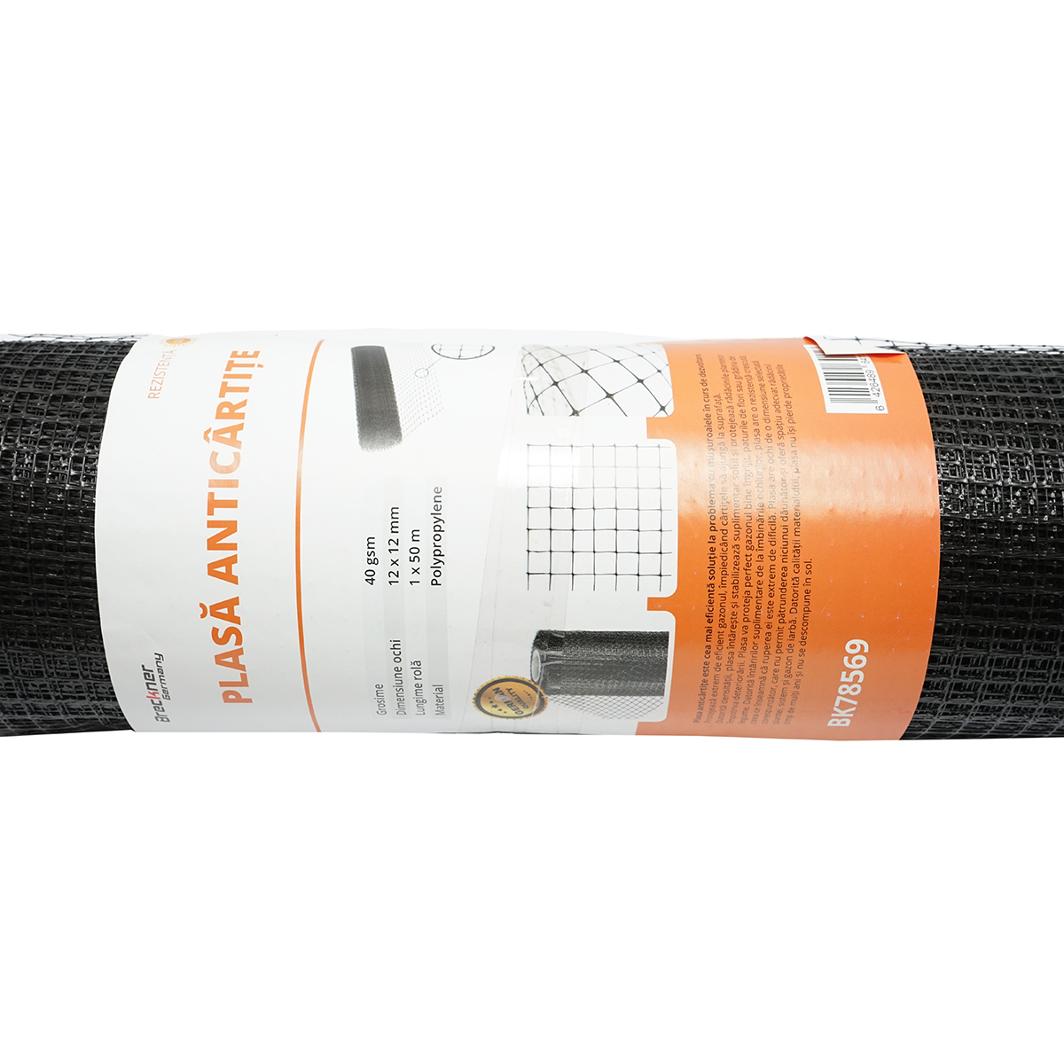 Plasa anti cartita 40g, 1x50m cu ochi 12x12mm Breckner Germany – imagine 2
