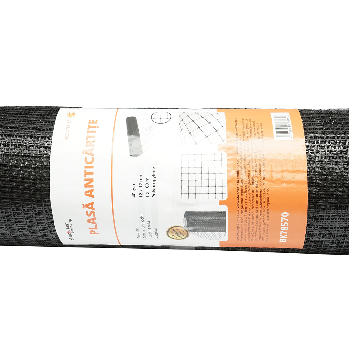 Plasa anti cartita 40g, 1x100m cu ochi 12x12mm Breckner Germany – imagine 2
