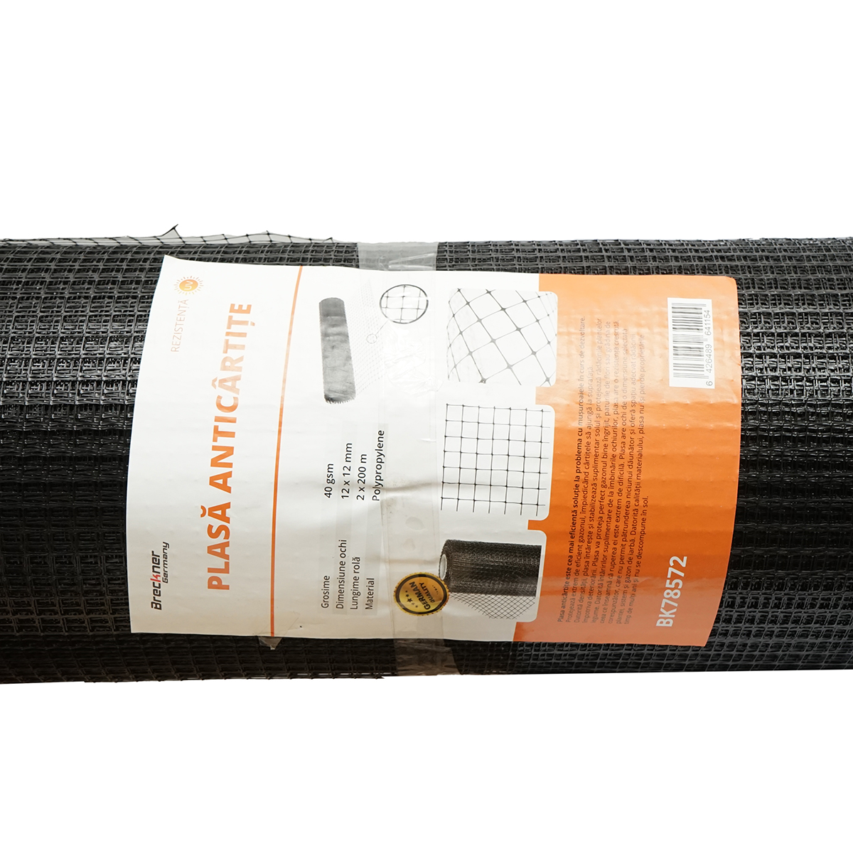 Plasa anti cartita 40g, 2x200m cu ochi 12x12mm Breckner Germany – imagine 2