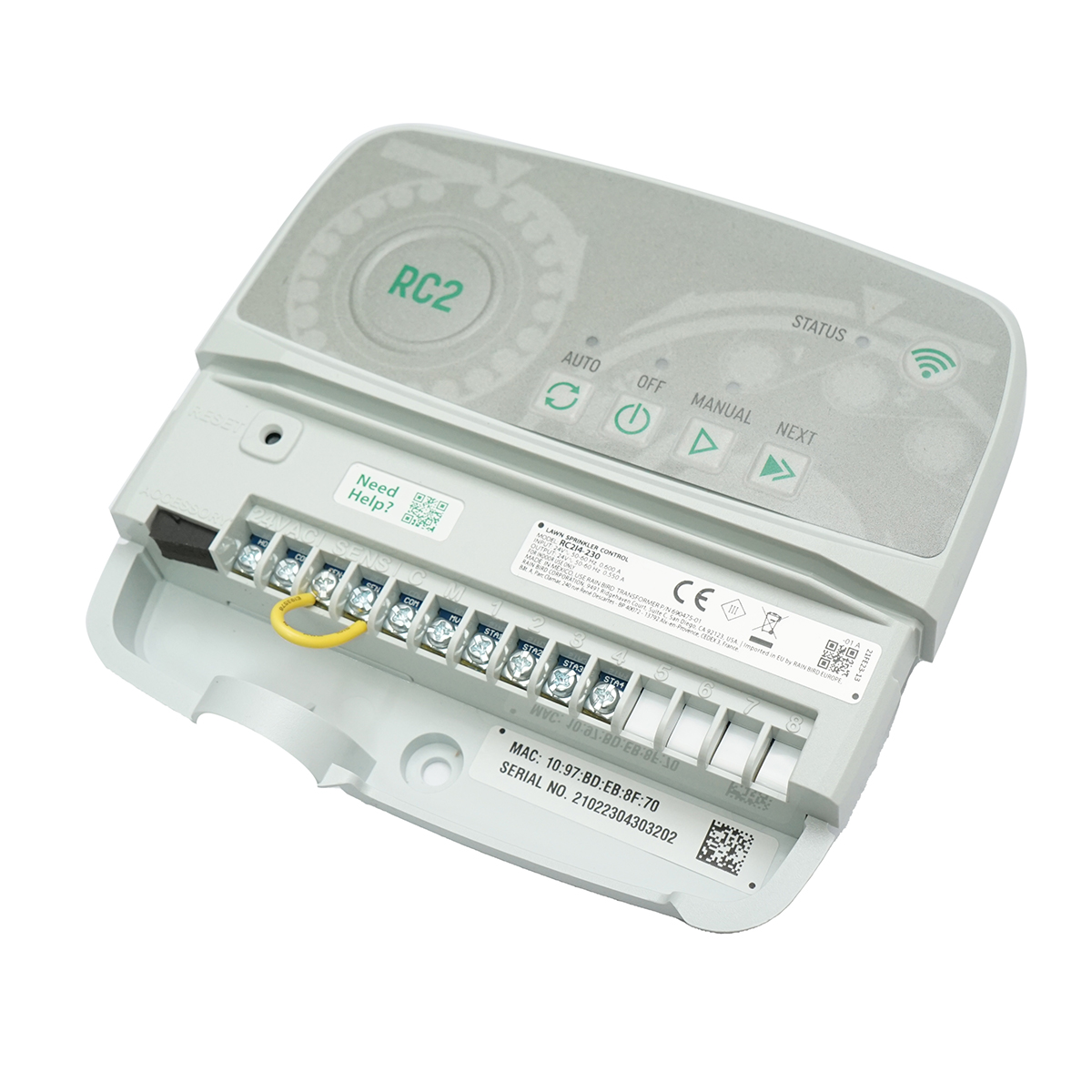 Programator irigatii 230V, WI-FI, 4 zone cu montaj interior RC2I4 Rain Bird – imagine 5