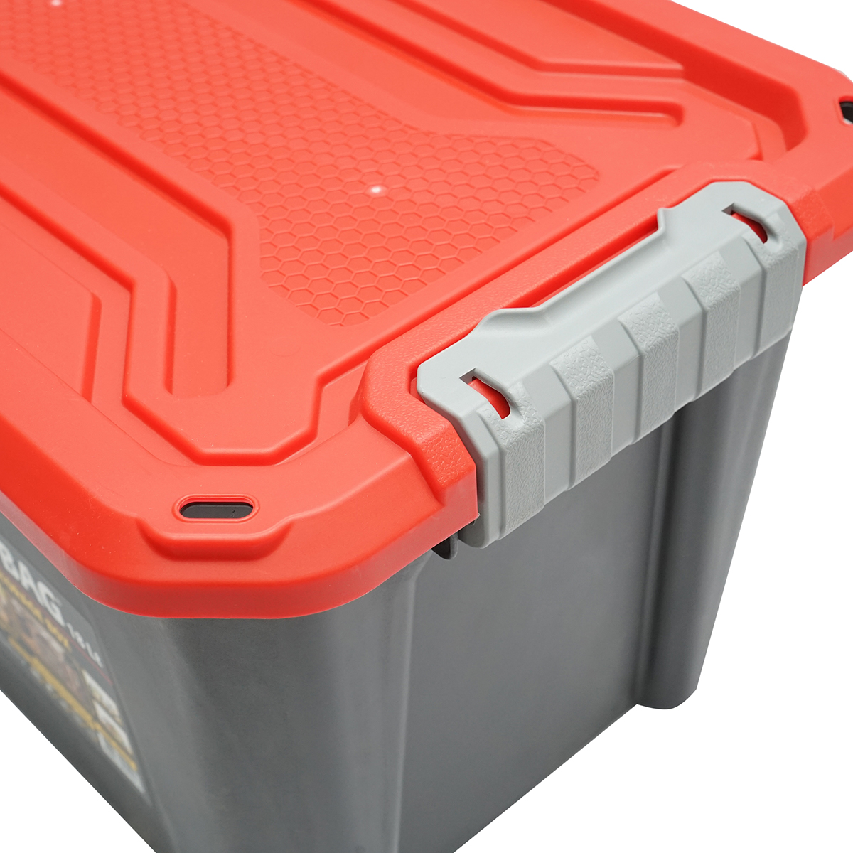 Cutie, lada depozitare heavy duty 18L cu capac, rosie 385x295x260mm Breckner Germany – imagine 4
