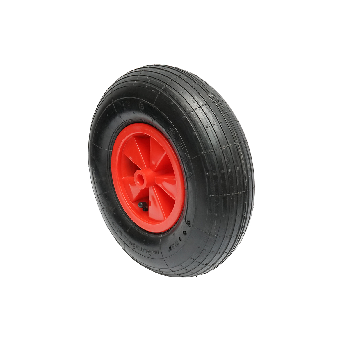 Roata roaba, 3.50-6, cu janta din plastic – imagine 3