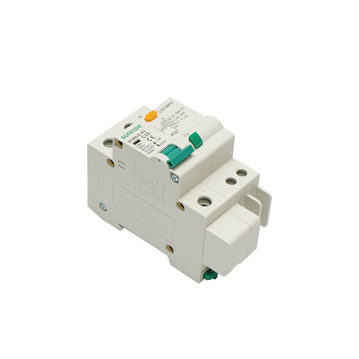 Siguranta diferentiala 1P+N, 16A, 30mA Suntree – imagine 4