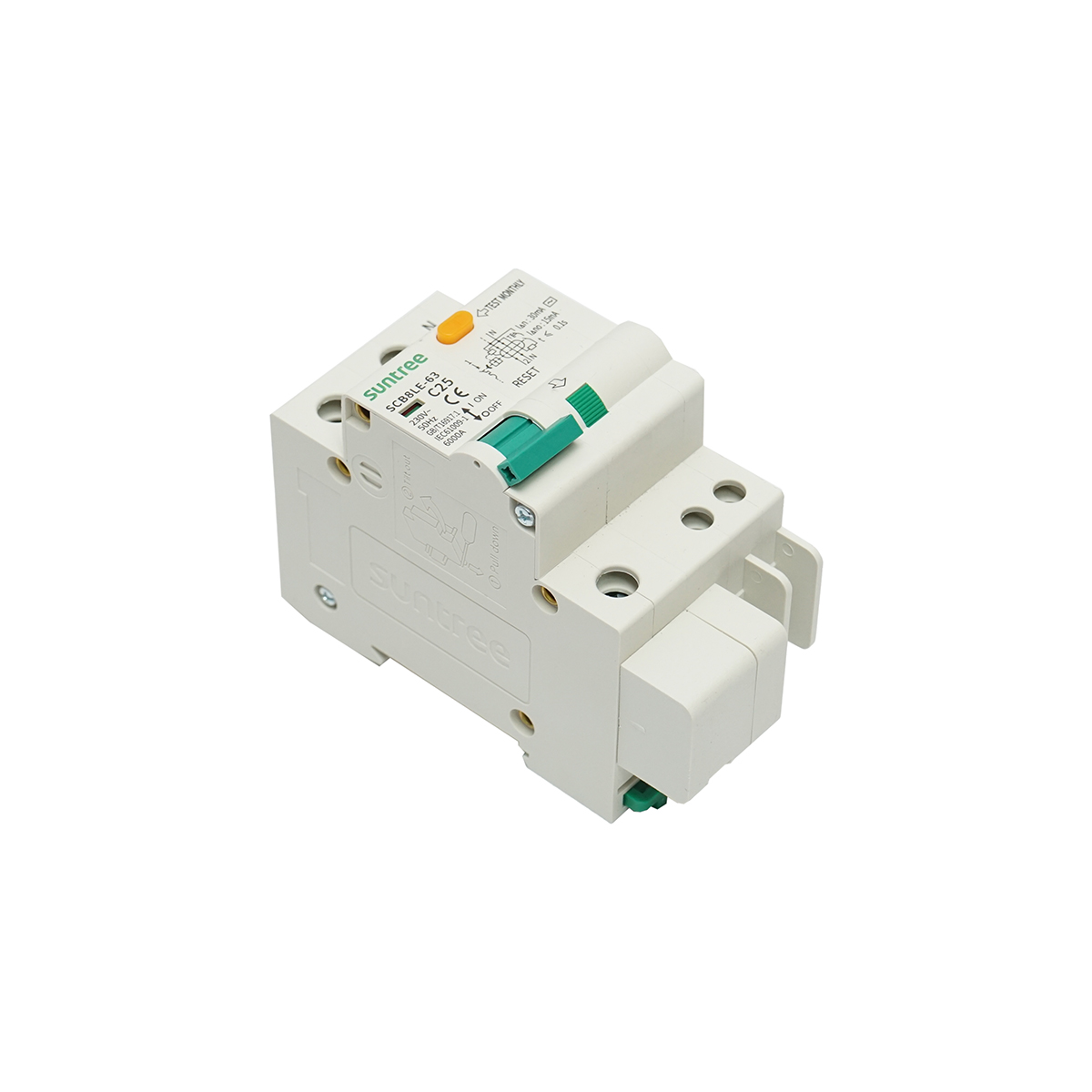 Siguranta diferentiala 1P+N, 25A, 30mA Suntree – imagine 5