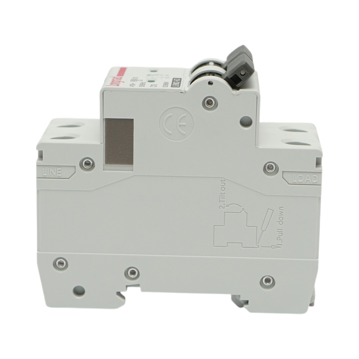 Siguranta automata intrerupator MCB 2P 10A 415VAC Longroad – imagine 3