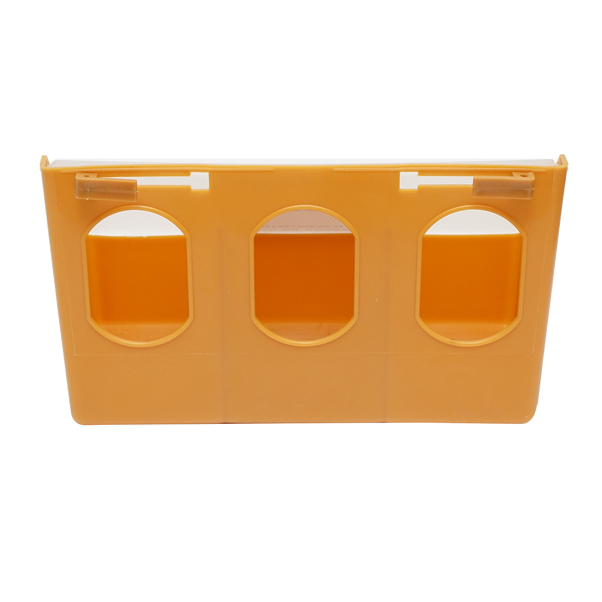 Hranitoare porumbei din plastic rabatabila, 3 compartimente 25x9x14cm – imagine 2