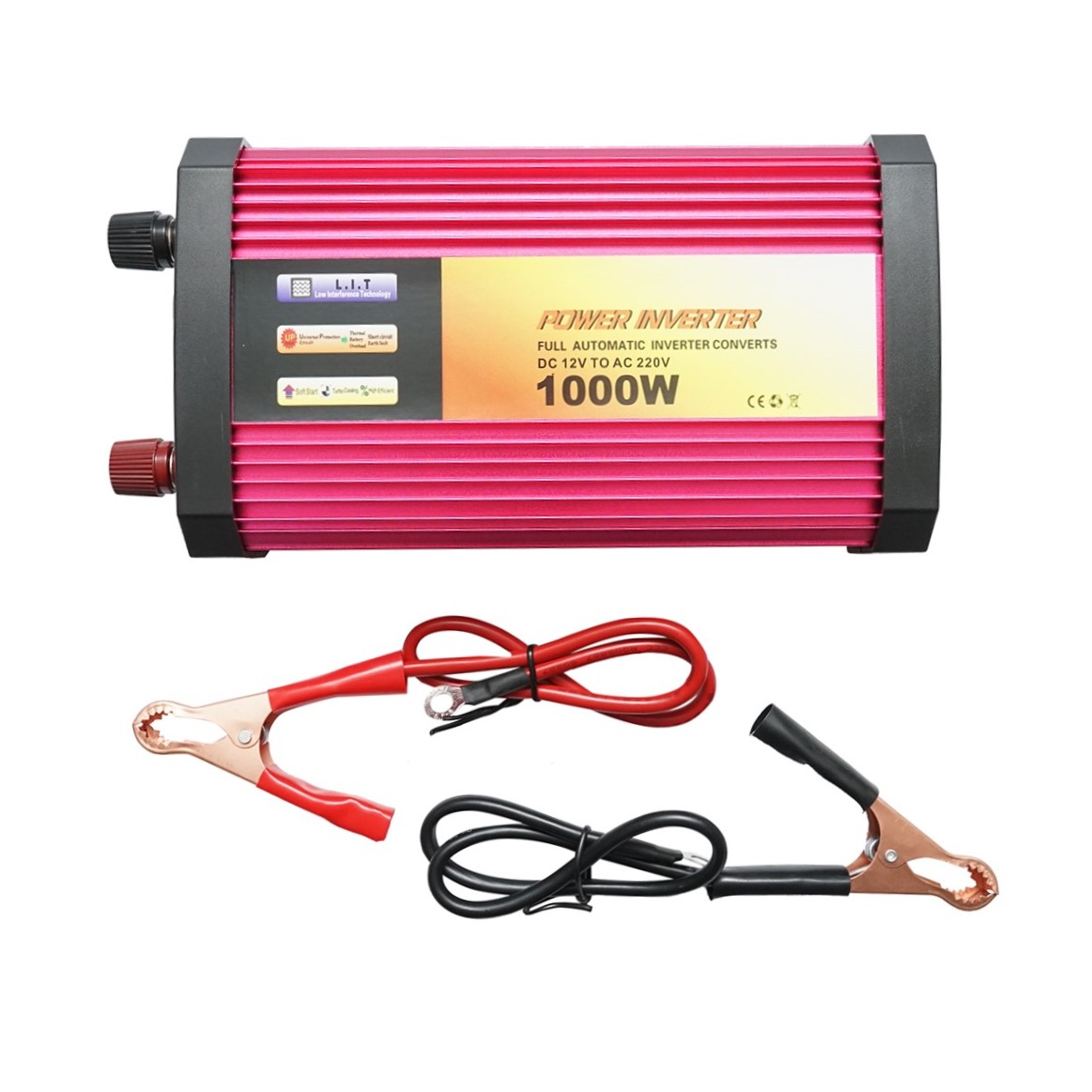 Invertor tensiune 12V-220V 1000W cu USB 5V 1A