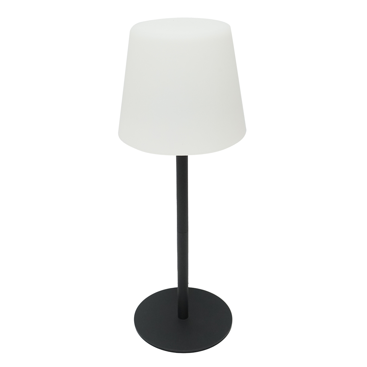 Lampa de masa LED 2W neagra, baterie 3.7V/1200mAh, reincarcabila USB 5V/1A Breckner Germany
