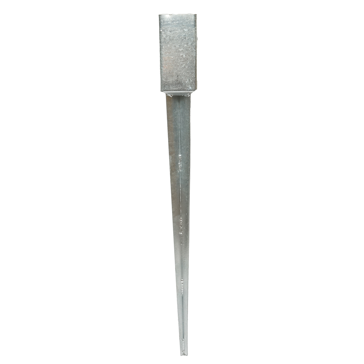 Suport stalp tip tarus 71x71x750mm, otel zincat galvanizat – imagine 2