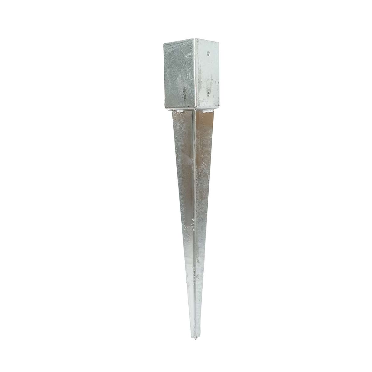 Suport stalp tip tarus 91x91x750mm, otel zincat, galvanizat – imagine 2