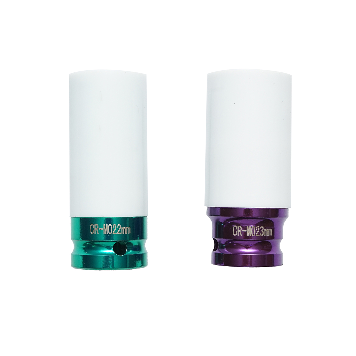 Set 2 chei tubulare prezoane roti 22mm, 23mm de impact cu protectie janta, patrat 1/2 inch Breckner Germany