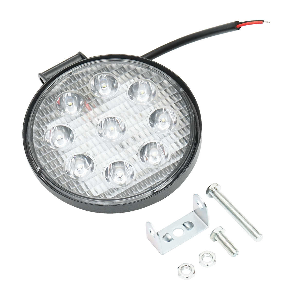 Lampa 9 LED-uri 10-60V 27W unghi de radiere 60 rotund – imagine 3
