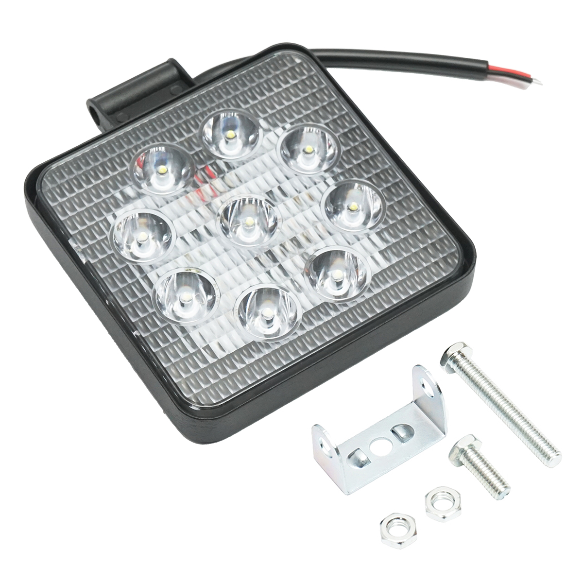 Lampa 9 LED-uri 10-60V 27W unghi de radiere 60 patrat – imagine 3