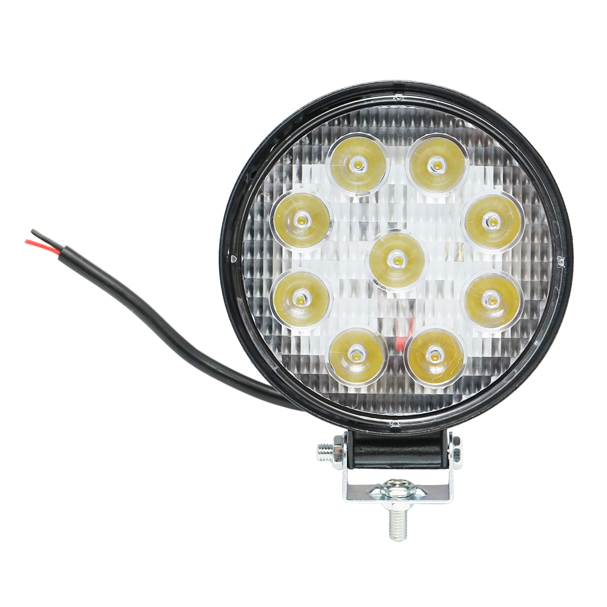 Lampa cu 9 LED-uri 10-60V 27W unghi radiere 60 de grade tip flood 6000K 107x107x51mm IP67