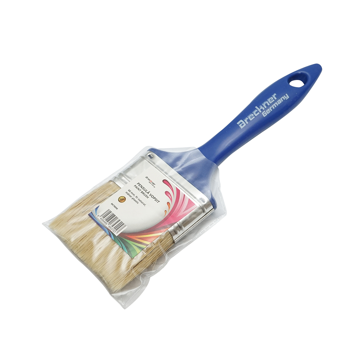 Pensula pentru vopsit 60mm, maner plastic Breckner Germany – imagine 3