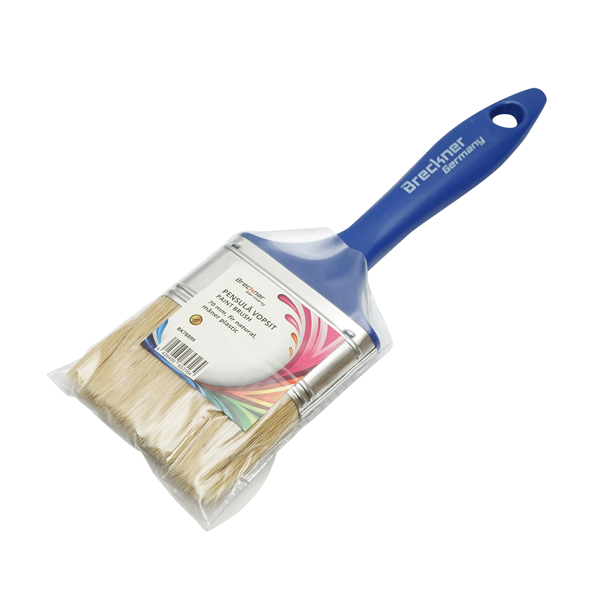 Pensula pentru vopsit 70mm, maner plastic Breckner Germany – imagine 3
