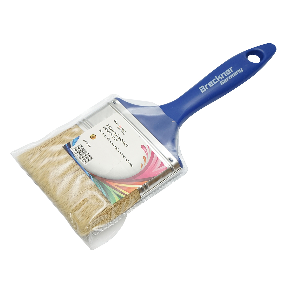Pensula pentru vopsit 80mm, maner plastic Breckner Germany – imagine 3
