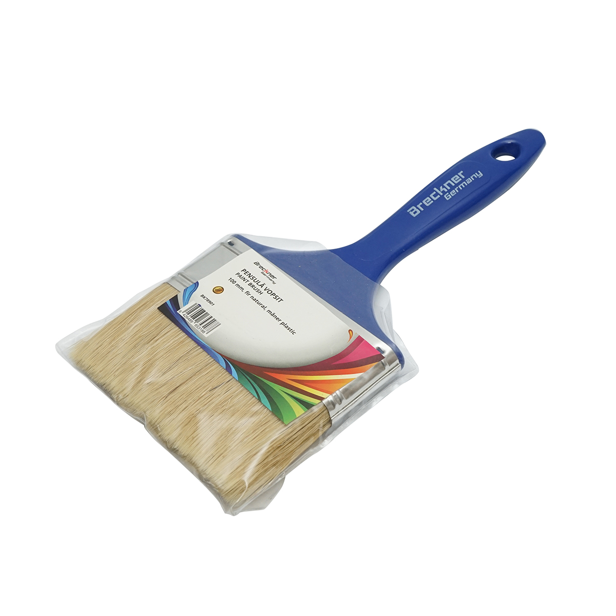 Pensula pentru vopsit 100mm, maner plastic Breckner Germany – imagine 3
