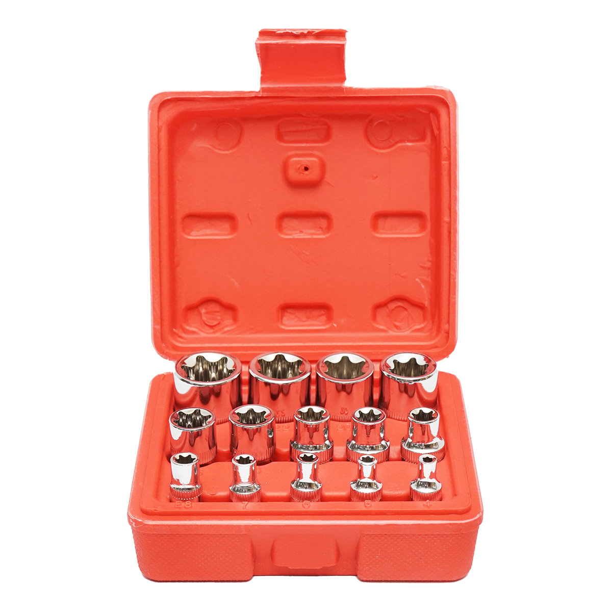 Trusa chei tubulare E-Torx E4-E24 Cr-V 14 piese Breckner Germany