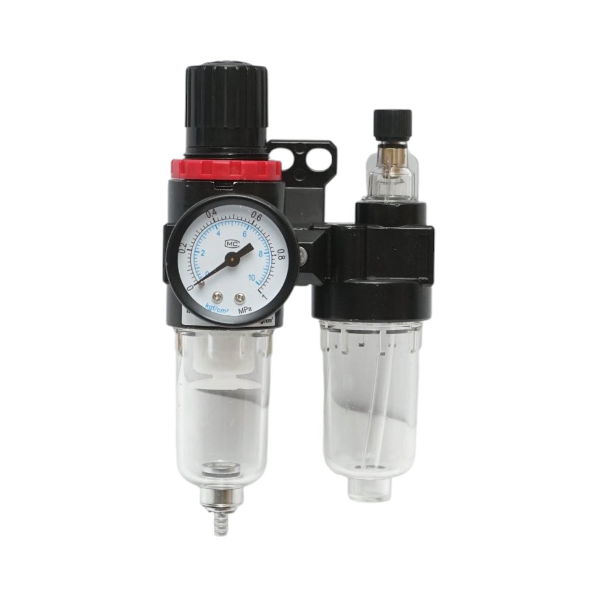 Filtru aer si ungator cu regulator de presiune maxim 1 MPa, racord 1/4 inch