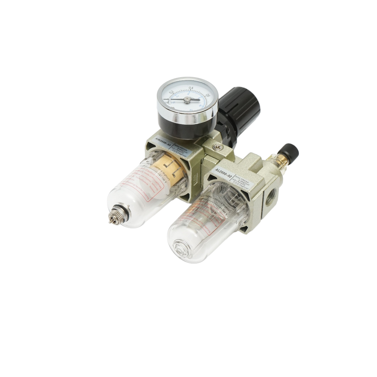 Filtru aer si ungator cu regulator de presiune max. 1 MPa, racord 1/4 – imagine 2
