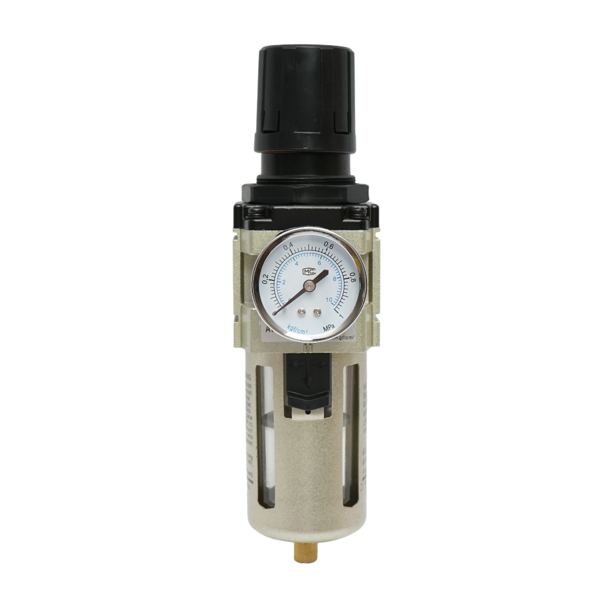 Filtru aer cu regulator presiune max. 1 MPa, racord 1/2