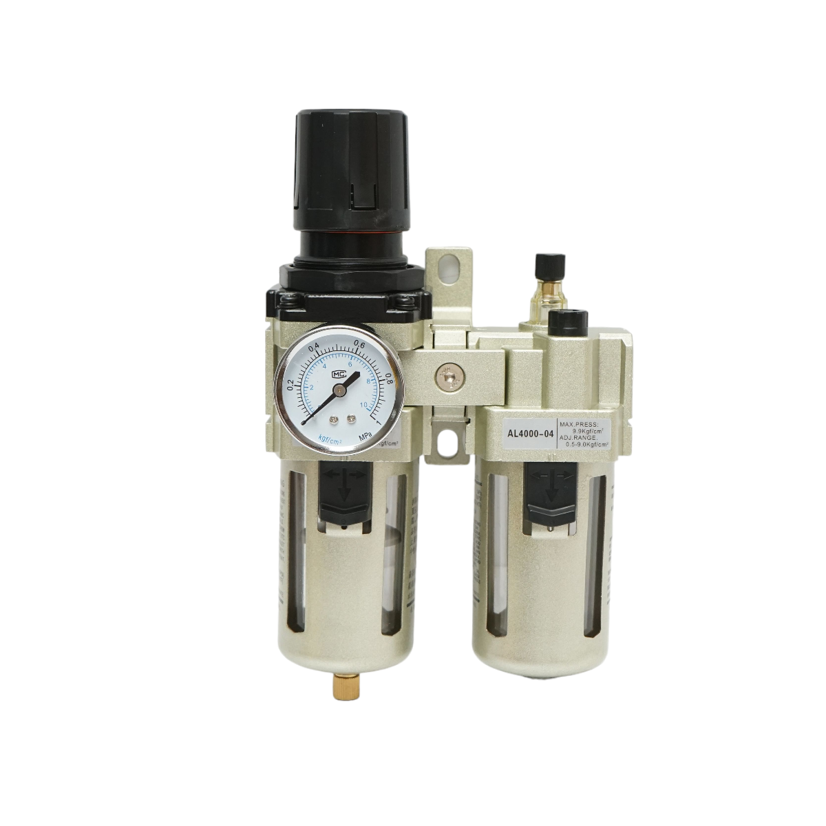 Filtru aer si ungator cu regulator de presiune max. 1 MPa, racord 1/2