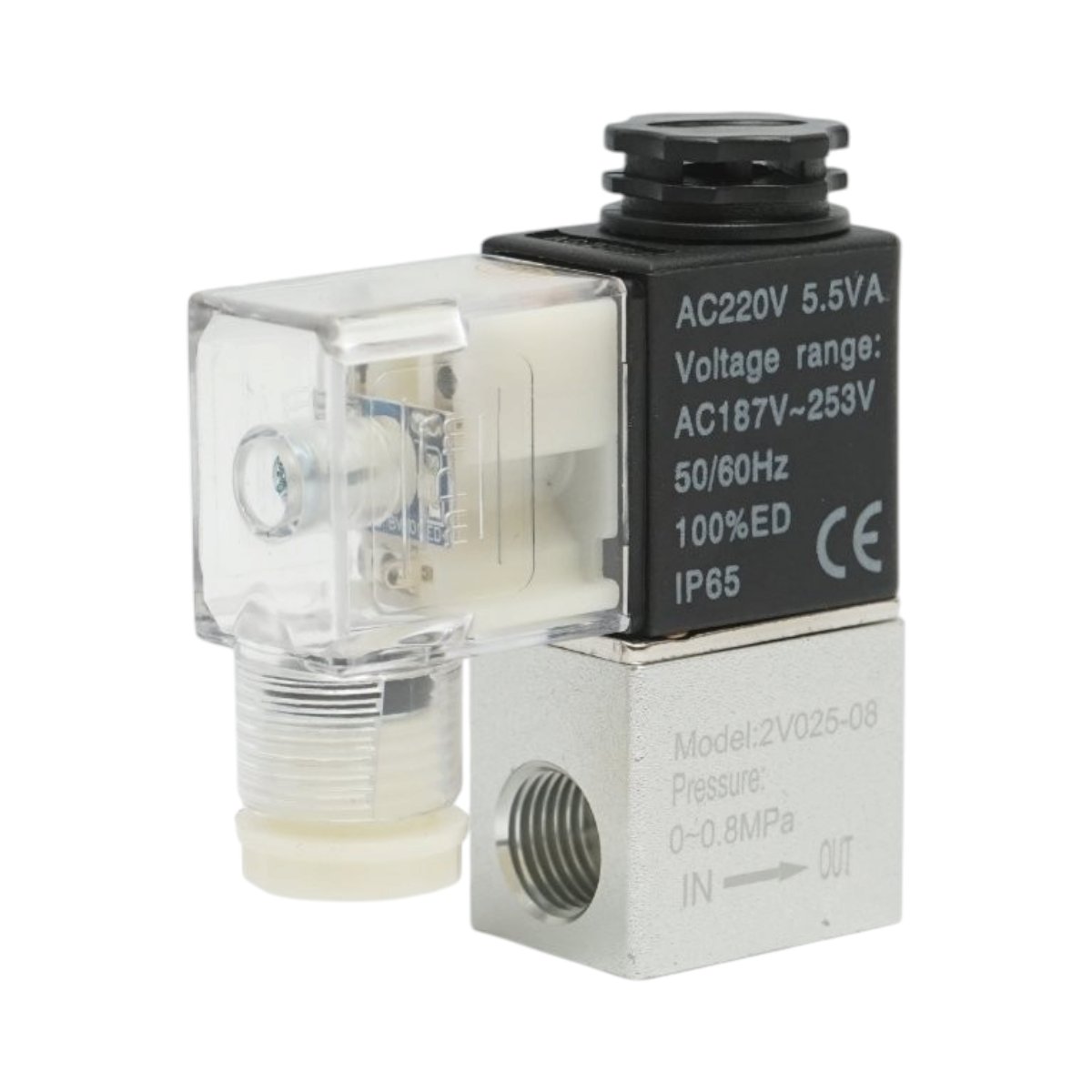 Electrovalva pneumatica 1 circuit 1/4 inch, AC 220V IP65