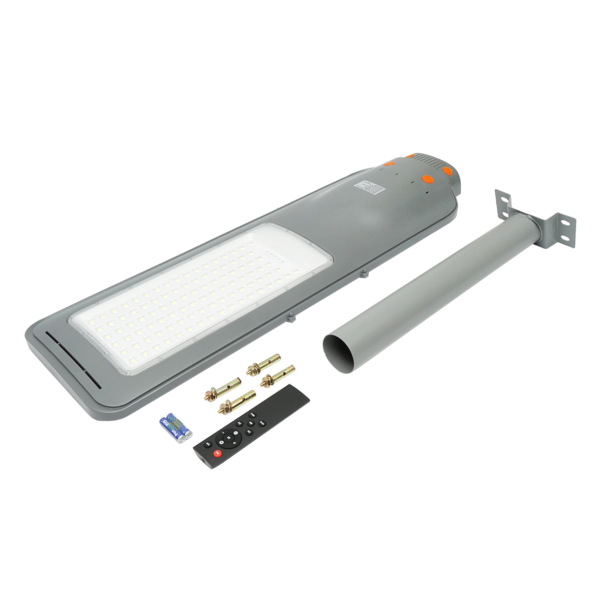 Lampa solara LED iluminat stradal 600W, 6500K, baterie 20Ah cu panou solar si telecomanda IP65 Breckner Germany – imagine 3