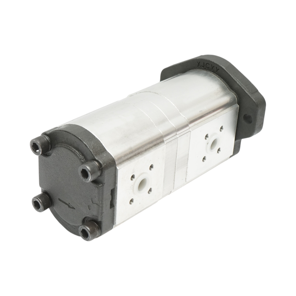 Pompa hidraulica dubla John Deere, Renault, debit 22.5+11cm3 sens stanga cod OEM RT7700036171 – imagine 3