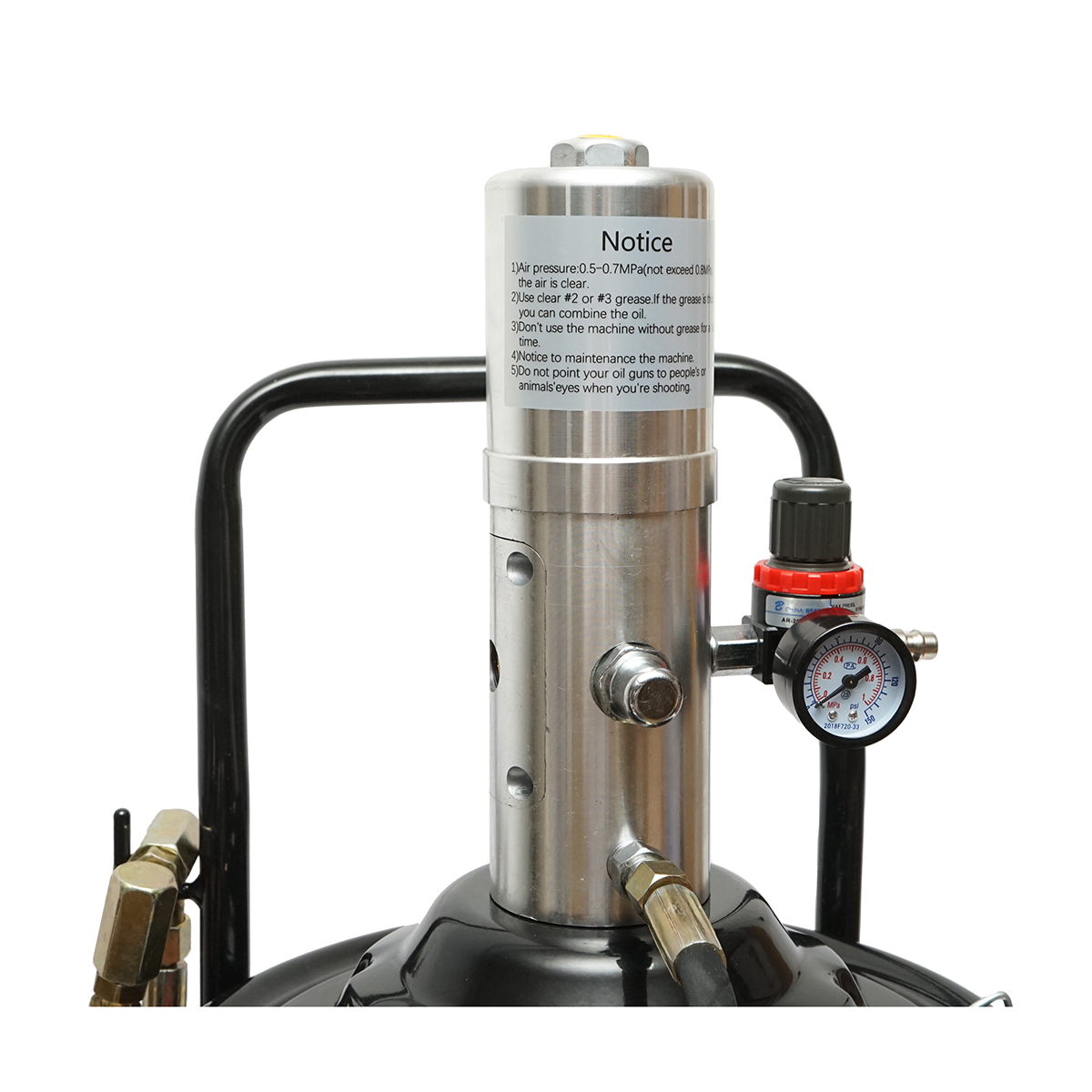 Pompa pentru gresat pneumatic 15L Breckner Germany – imagine 6