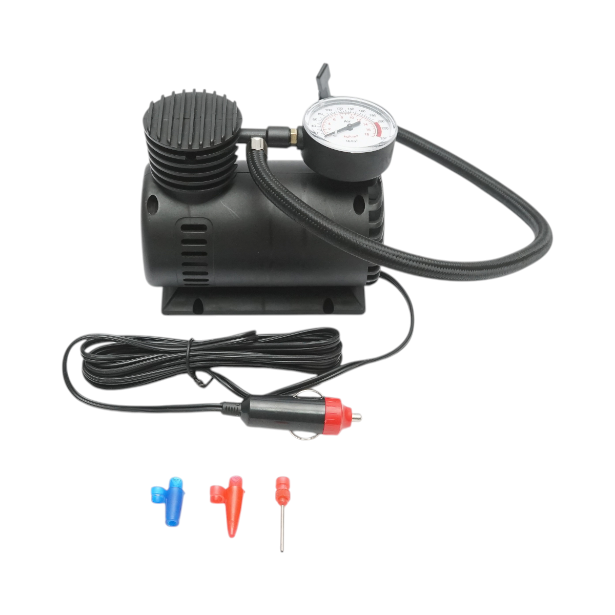 Compresor aer umflat roti 12V 250PSI, cablu 2.8m pentru priza bricheta auto Breckner Germany