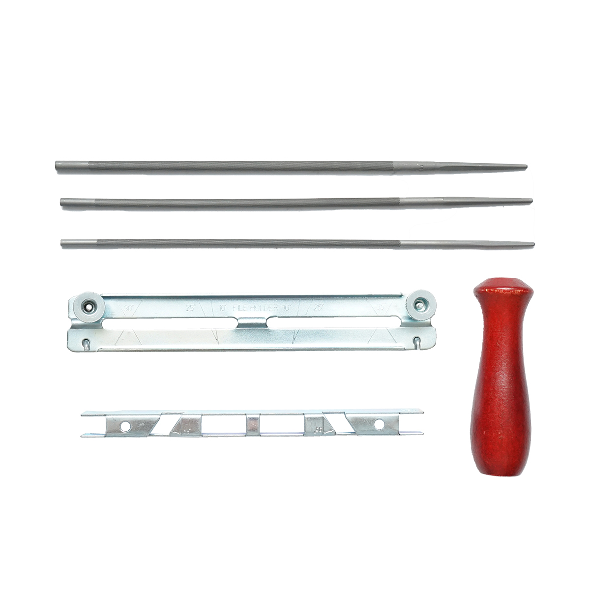 Set 6 instrumente pentru ascutit lant drujba cu pas 3/8 – imagine 3