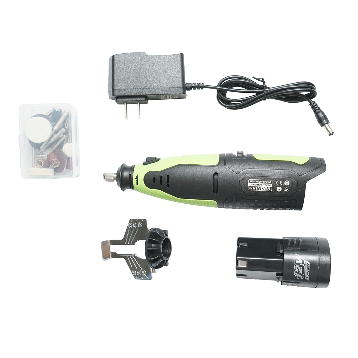 Dispozitiv electric portabil pentru ascutit lant drujba 12V, 55W, 20000 RPM baterie Li-ion 2000mAh – imagine 2