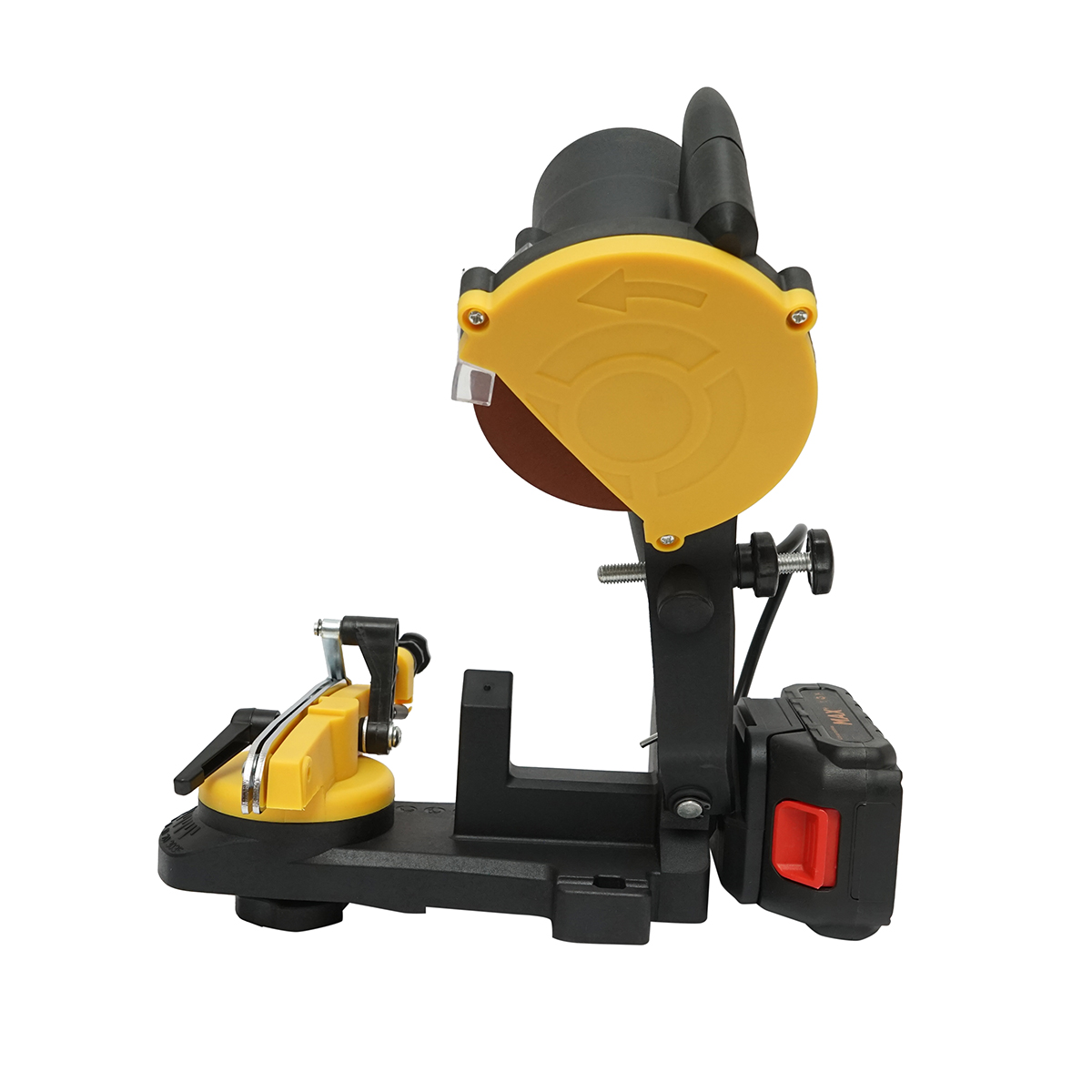 Masina ascutit lant drujba cu baterie litiu 18.5V/1.3Ah, disc 108x22mm, turatie 3800rpm – imagine 3