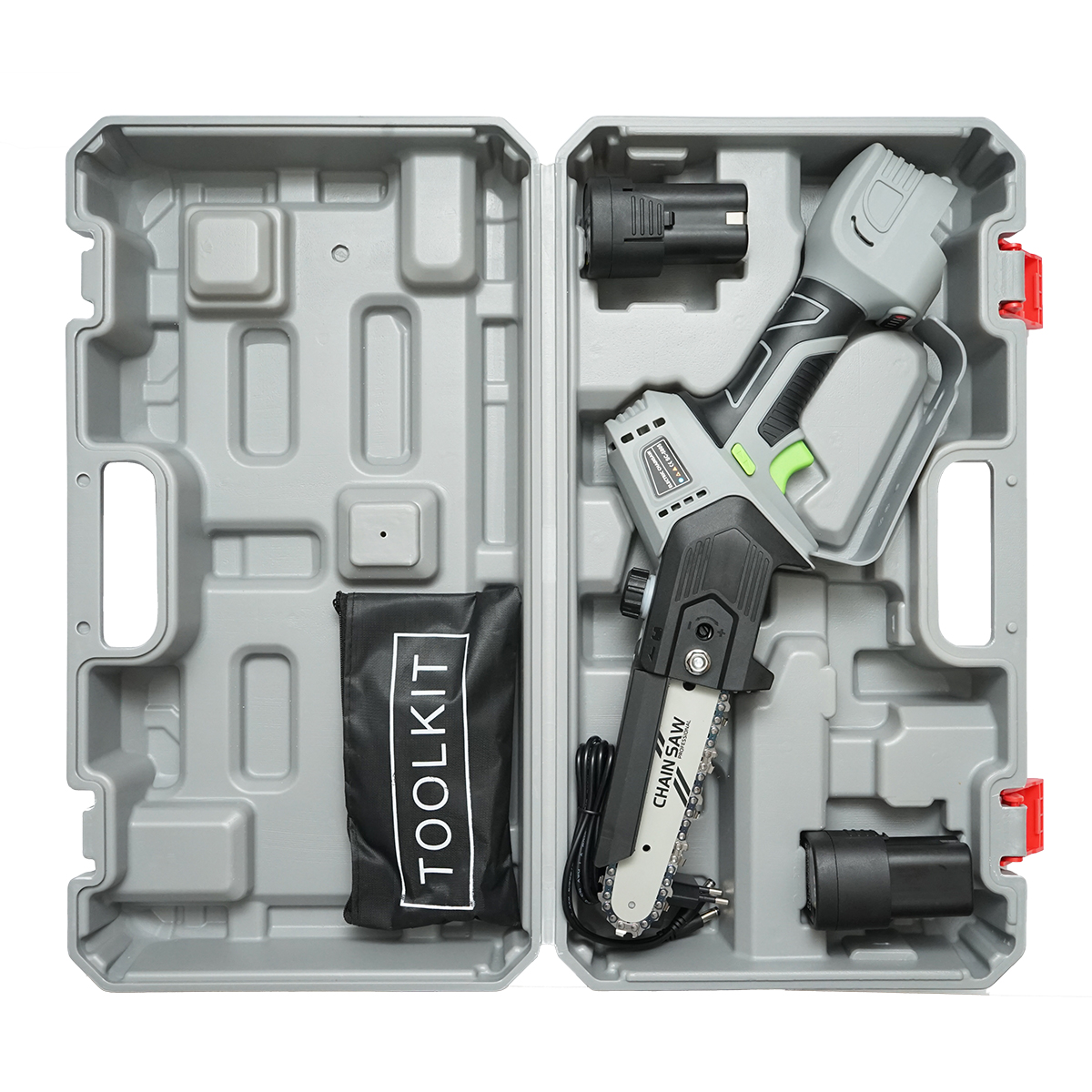Mini fierastrau electric 500W cu 2 acumulatori Li-ion 16.8V, diametru 120mm – imagine 4