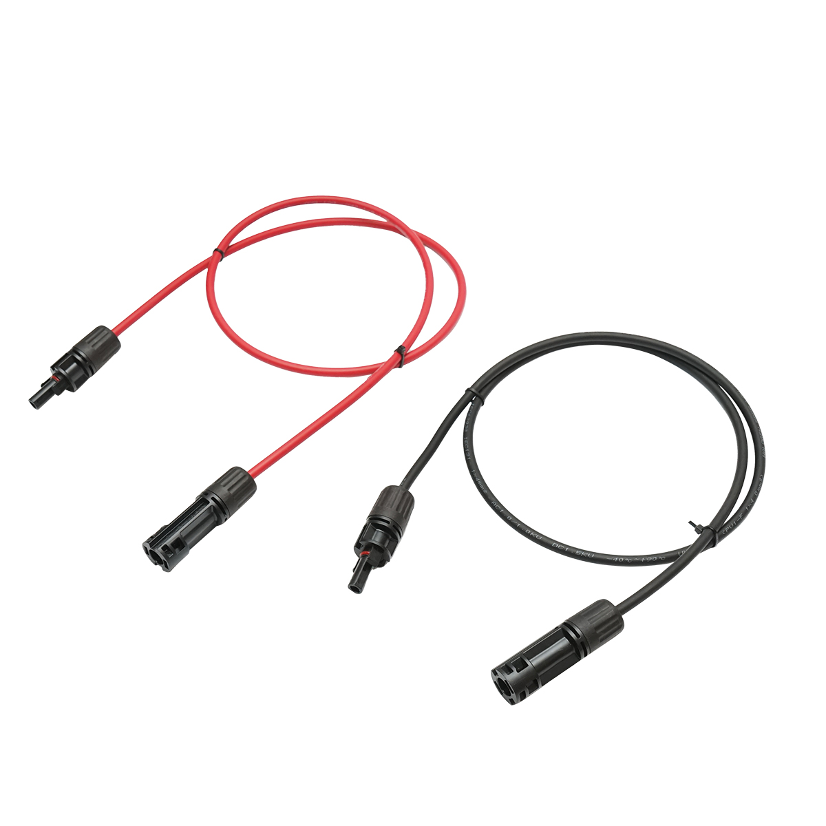 Set cablu panou solar 4mmx100cm rosu-negru, conectori MC4 1500V, PV-EN001 Breckner Germany – imagine 2