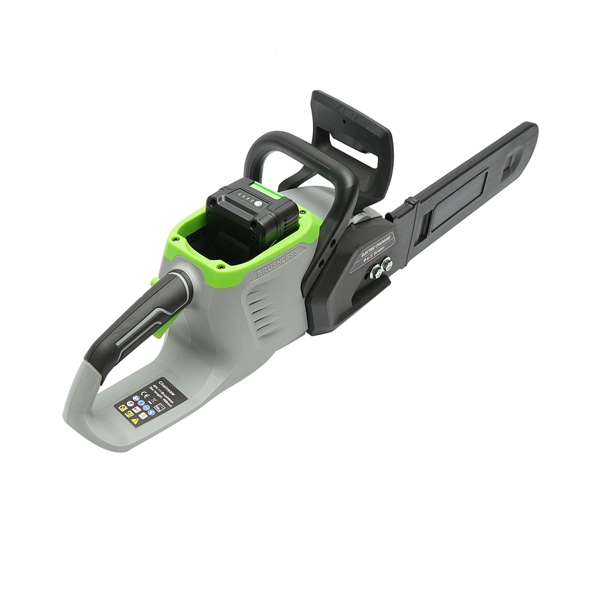 Drujba electrica cu acumulator 40V, 2Ah, 1440W, lama 16 inch (400mm), turatie 11000rpm – imagine 5