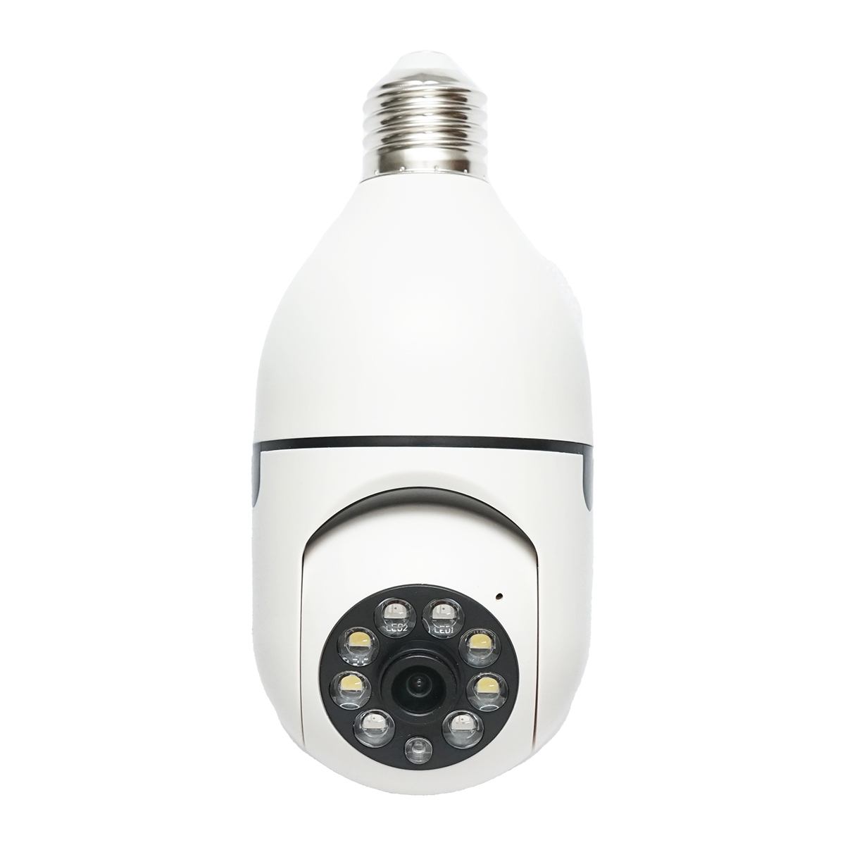 Camera de supraveghere smart-bulb PTZ, WIFI 2.4G 1080P, tip bec E27 cu senzor de miscare si aplicatie iCSee Breckner Germany