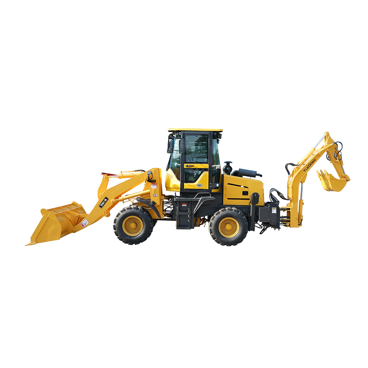 Buldoexcavator 3.5T, motor diesel 50 CP, 2400RPM, 5500x1750x2650mm THOR – imagine 2