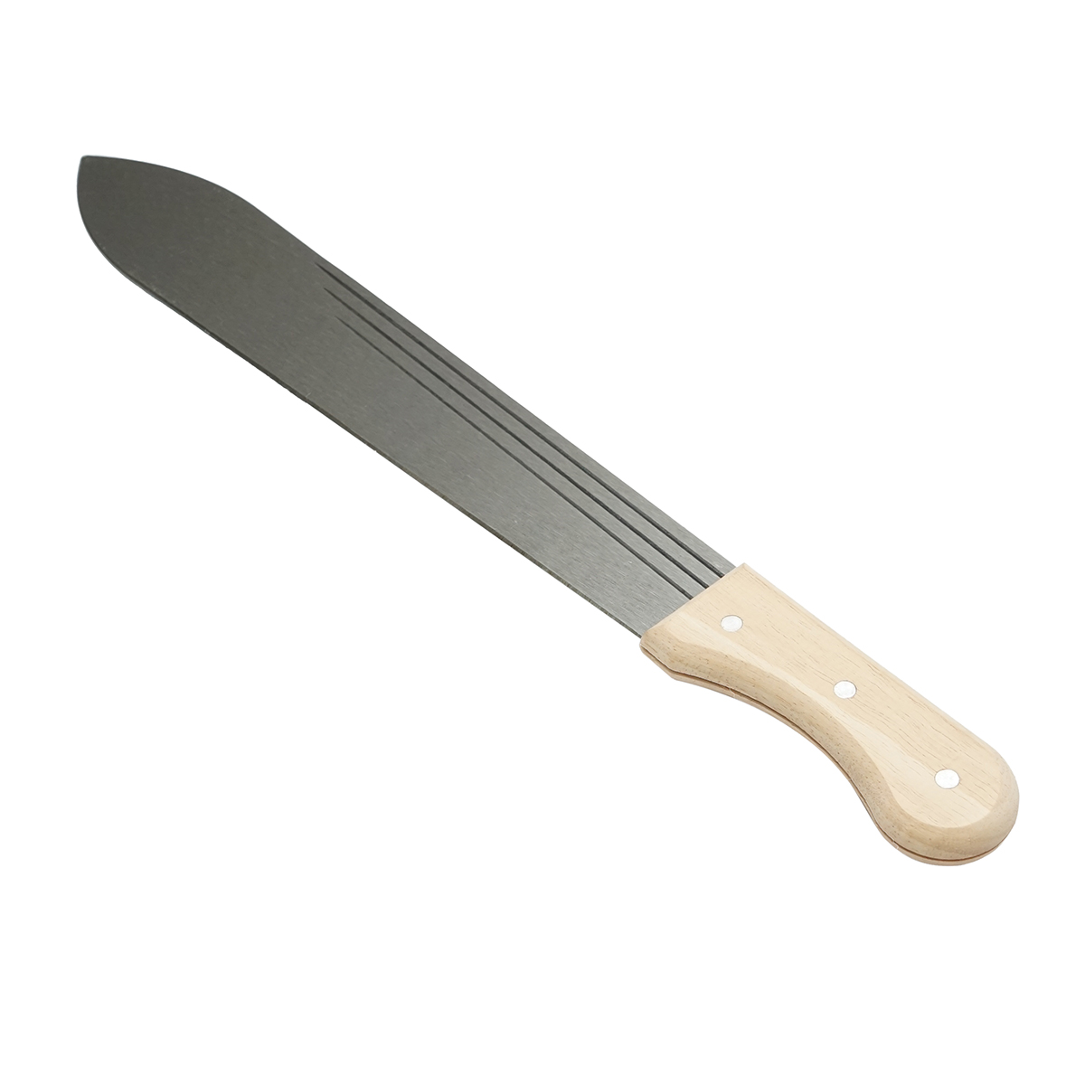 Maceta din otel 610mm cu maner de lemn – imagine 3